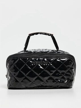 MZ Wallace Metro Accordion Cosmetic Case - Black Lacquer - never used